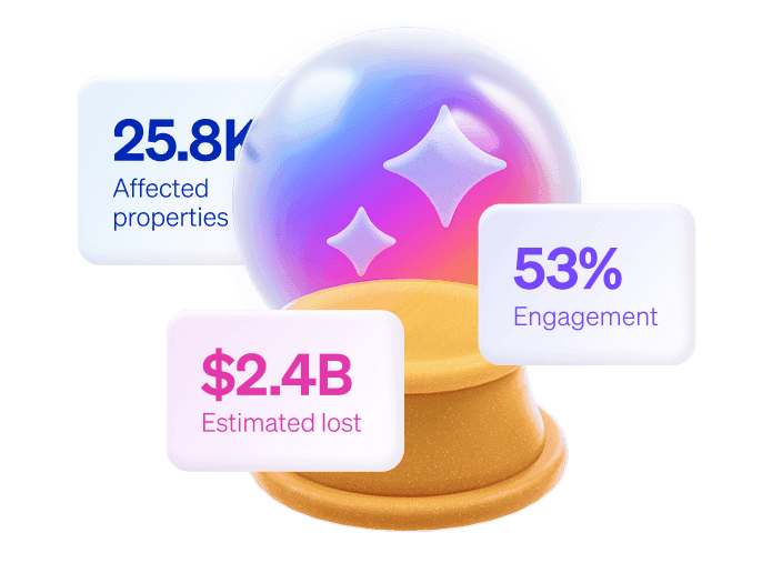 Predict damage before it happens. Get real-time exposure and loss estimates based on past claims.