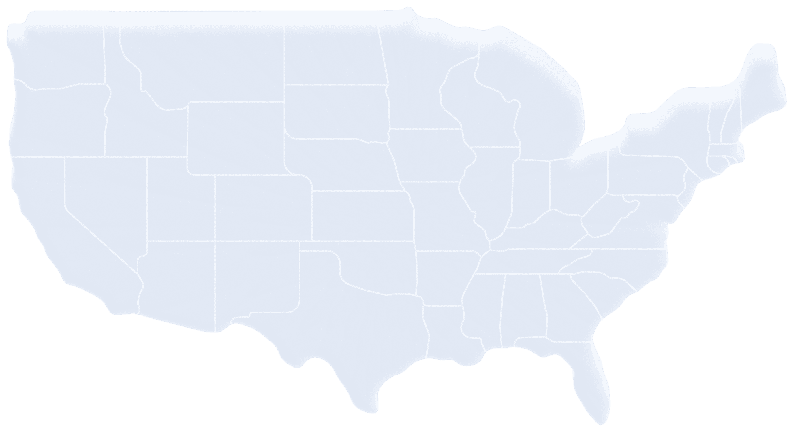 Map of the United States of America